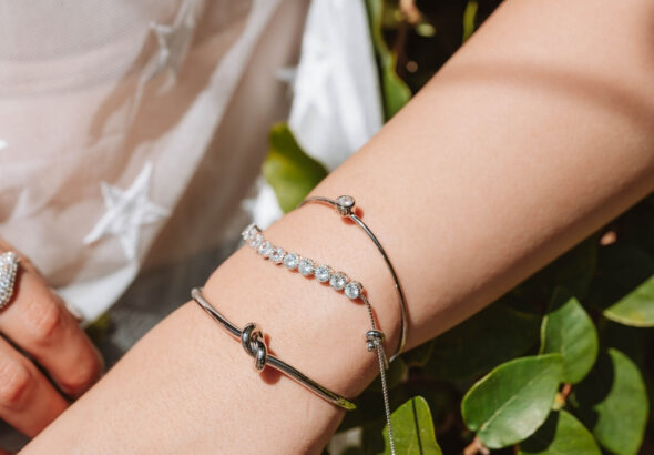 bratari argint cu snur