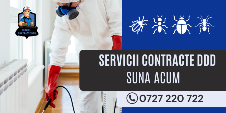 White Blue Minimalist Pest Control Landscape Banner