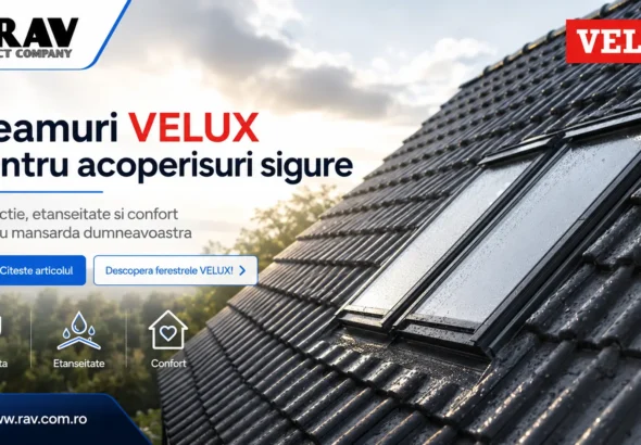 Ferestre VELUX pentru acoperisuri sigure