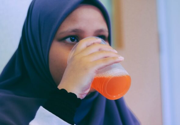 Photo drink too much juice