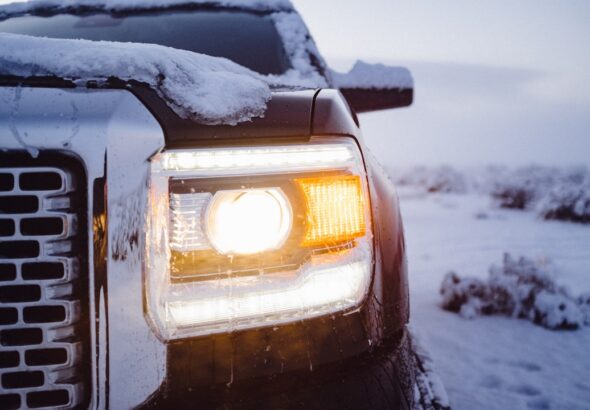 Photo winter car preparation